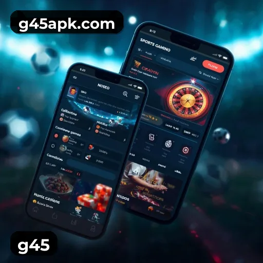 Aplicativo móvel g45 para iOS e Android